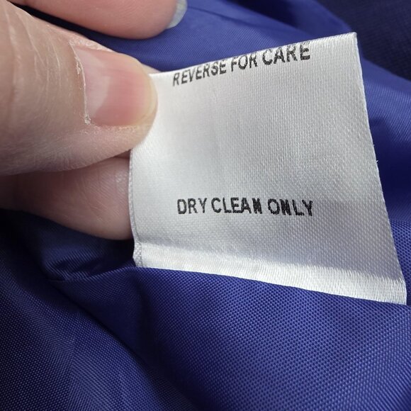 Standard Issue NYC Jacket Mens XL Blue Satin Bomber Embroidered Crane Sukajan - Picture 7 of 9